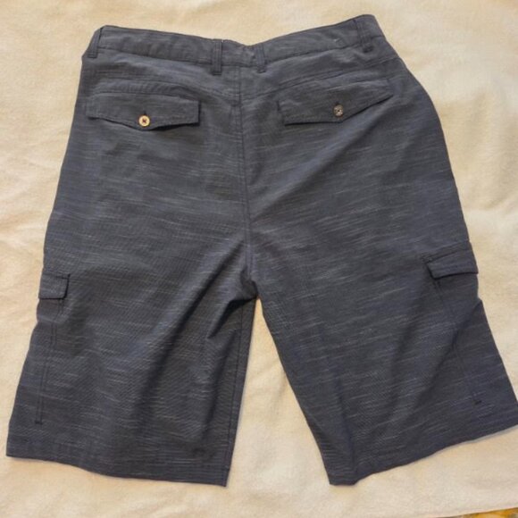 BKE stretch shorts, brand new, dk blue/grey 11.5 inseam size 34 waist - Picture 2 of 3